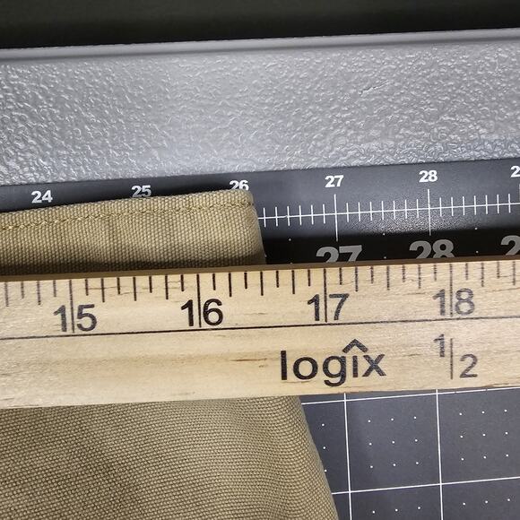 Carhartt Pants Mens 34x36 Brown Rugged Flex Carpenter Canvas Stretch Straight - Picture 14 of 16